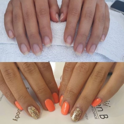 gel nails after care Natural Nails before and after Queen B