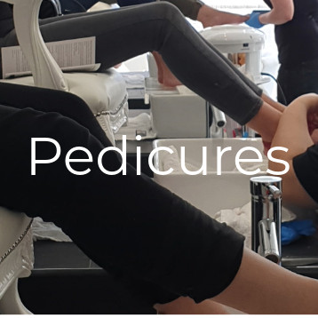 Luxury pedicures at Queen B