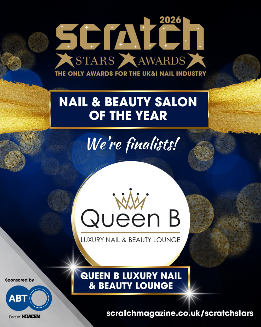 Queen B finalist for Nail and Beauty Salon of the Year at the Scratch Stars Awards 2026