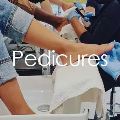 Luxury pedicures at Queen B